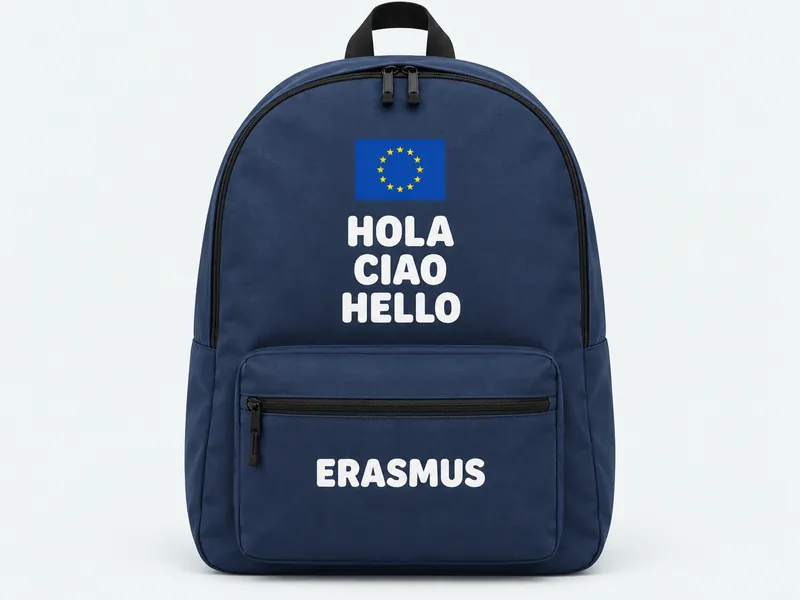 Mochila con diseño de Erasmus
