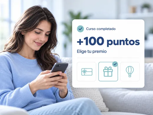 Se completa la formación y la persona elige